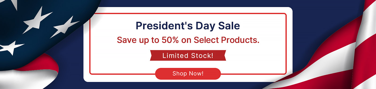 Up to 50% OFF on select items. Limited time only!